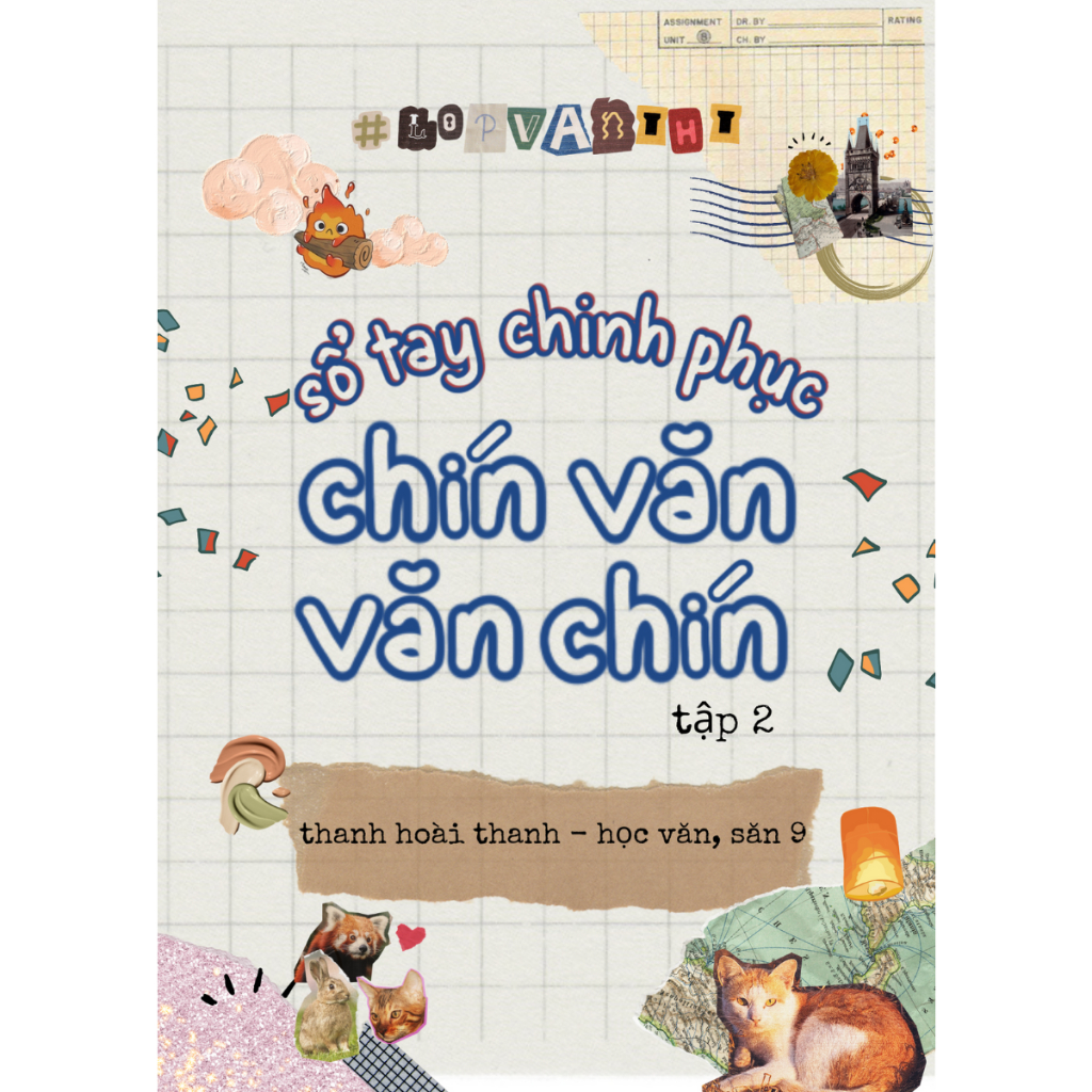 Sổ giấy - Takenote chinh phục CHÍN VĂN VĂN CHÍN (tập 2)