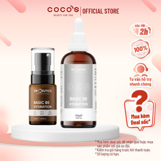 Serum drceutics drceutics basic b5 hydration tinh chất dưỡng cấp ẩm, làm dịu da cho da dầu mụn 30g/100g