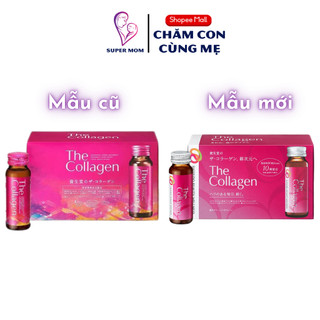 Nước uống The Collagen Shiseido Nhật Bản hộp 10 chai hỗ trợ sáng da, giảm lão hoá