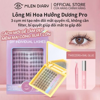 MlenDiary Mi giả Hoa Hướng Dương dễ gắn, dễ dùng ,mắt to tự nhiên