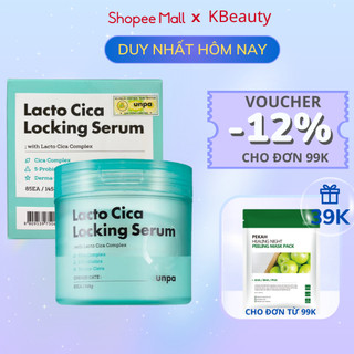 Serum Dạng Miếng Giúp Làm Dịu, Phục Hồi Da Và Ngừa Mụn Unpa Lacto Cica Locking Serum 145g ( Date 11/24)