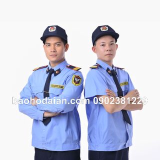Quần áo bảo vệ nẹp bo budong kèm đầy đủ phụ kiện logo tay ngực