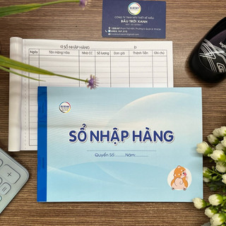 Sổ nhập hàng nhỏ khổ a5 / 70 tờ giấy dày