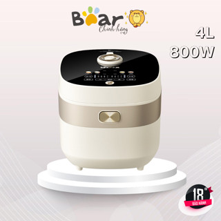 Nồi cơm điện 4L(lòng nồi) đa năng Bear DFB-D40N1, 800W, Lòng nồi 6 lớp - Chống dính- 12 chế độ nấu-Đa dạng cơm- Hẹn giờ
