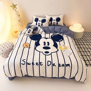 Drap Giường Chần Bông Mickey Xanh cho bé trai (Ảnh thật 100%) CHỌN MẪU Cotton M2x2M M4x2M M6x2M M8x2M (inbox size)