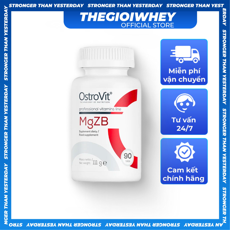 MGZB Ostrovit (90 viên), (120 viên) | Viên uống phục hồi cơ bắp và cải thiện giấc ngủ