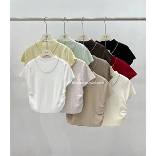 Áo len tay hến nhún eo siêu xinh Yoyo chuẩn hàng QC