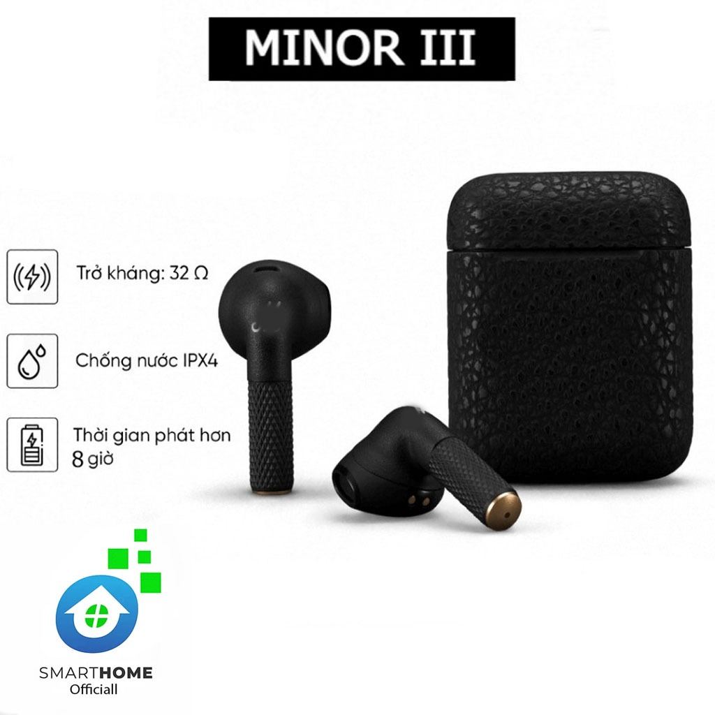 Tai Nghe Bluetooth Không Dây Minor 3 TWS 5.0 Âm Thanh HIFI Hỗ Trợ Nhiều Dòng Máy,tai nghe chống nước chống ồn có BH