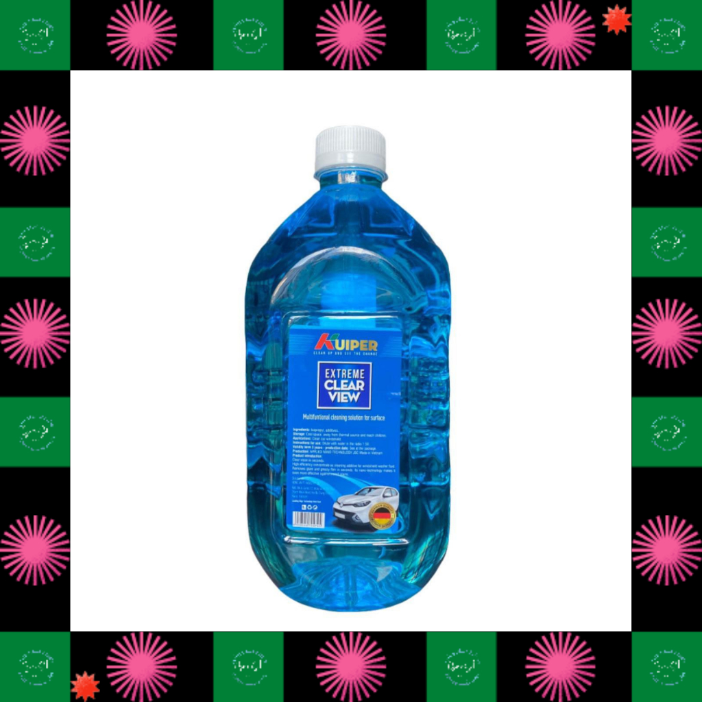 Nước rửa kính ô tô chuyên dụng Kuiper, 1 can 2L nước rửa ô tô hàng xịn