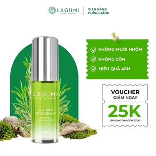  Lăn khử mùi LAGUMI chiết xuất tràm trà, ngăn mùi đến 48h, không gây vệt ố 30ml