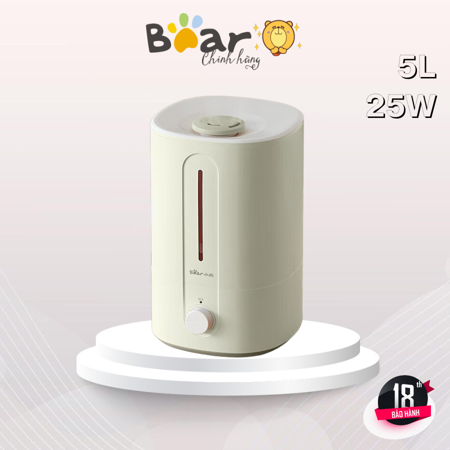 Máy phun sương dung tích 5L Bear JSQ-F50Q2, CS 25W, Làm mát tạo ẩm không khí tạo ion bạc,BH 18 tháng
