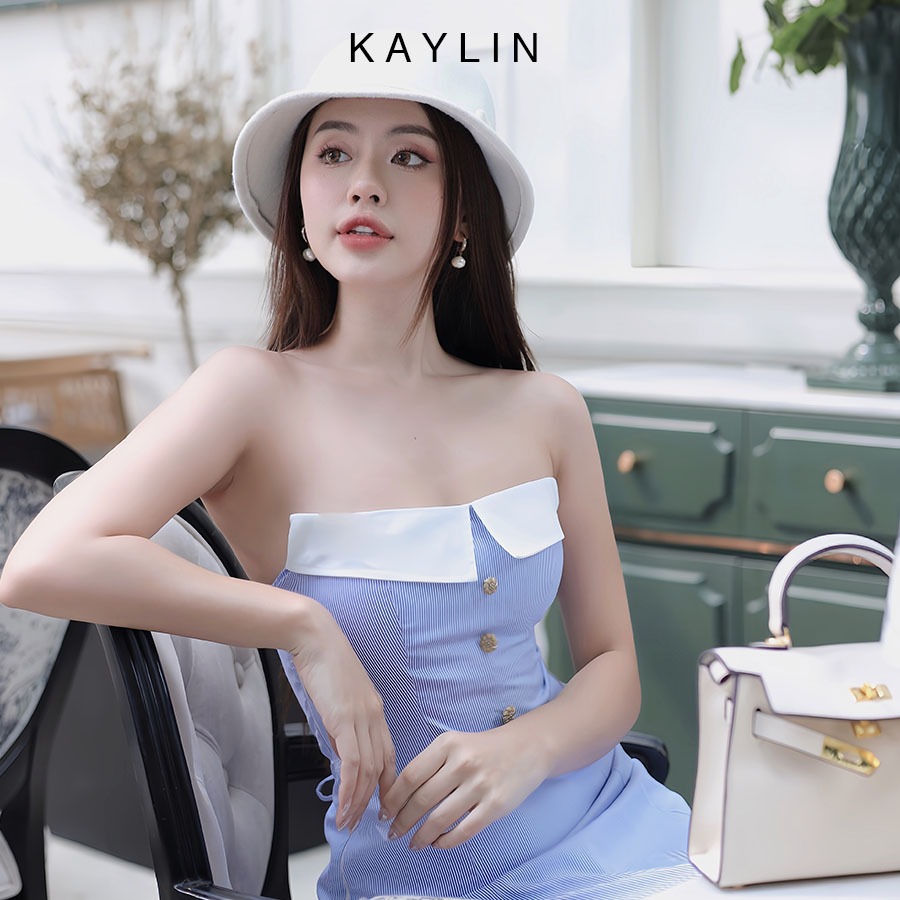 Đầm Midi cúp ngực chất Kate phom A phong cách KAYLIN - N2110