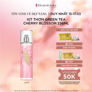 Xịt thơm Elizabeth Arden Green Tea Cherry Blossom Fine Fragrance Mist 236ml