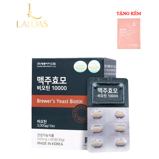 Viên uống mọc tóc Biotin men bia khô 60 viên