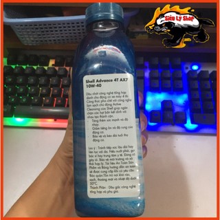 Nhớt xe số Shell Advance AX7 0.8L - 1L