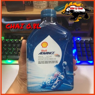 Nhớt xe số Shell Advance AX7 0.8L - 1L
