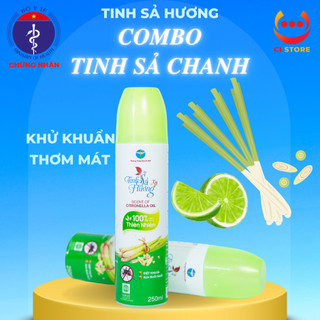 2 chai tinh sả hương xịt phòng thơm mát khử mùi đuổi muỗi