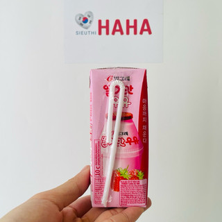 Sữa dâu hàn quốc binggrae strawberry flavored uht milk 200ml