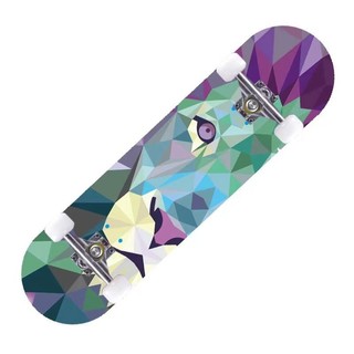 Ván trượt thể thao, Ván trượt skateboard mặt nhám gỗ phong ép cao cấp 8 lớp - VTNL