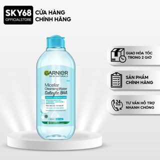 Nước Tẩy Trang Dành Cho Da Dầu Mụn Garnier Salicylic BHA Micellar Cleansing Water 400ml - XANH