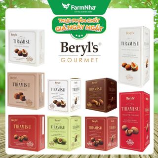Socola Tiramisu Almond Chocolate Beryls Nhiều hương vị - Thơm ngon với bột phô mai kem Mascarpone Ý
