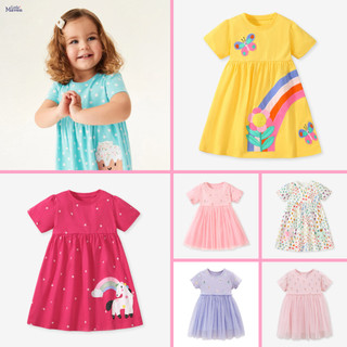 BST váy thun hè cotton nhiều mẫu đáng yêu cho bé gái - TOPZKIDS