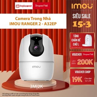 Camera Wifi trong nhà IMOU| ITVPlus Ranger 2C 4MP-B| Quay 355| Đàm thoại 2 chiều| Chip H265(Không cổng Lan)- IPC-TA42P