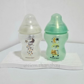 (NÚM ÂU) (TÁCH SET NO BOX) BÌNH SỮA TOMMEE TIPPEE 260ml