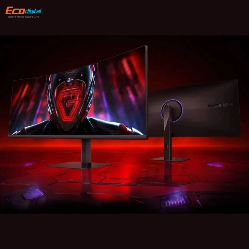 Màn hình máy tính cong Xiaomi Redmi 34inch có led RGB chính hãng mới 100% chuyên game, văn phòng (2K+, 180HZ,1ms, 1500R) | BigBuy360 - bigbuy360.vn
