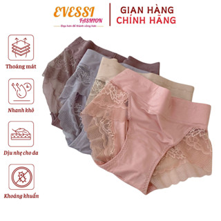 Quần chip quần lót cotton cao cấp phối ren nâng mông thon eo Victoria Secret