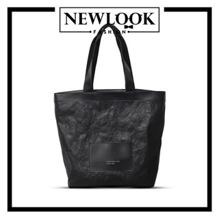★ TÚI TOTE ĐEO VAI DA SIMILI CHỐNG NƯỚC GIẢ GIẤY KRAFT CŨ ĐỘC ĐÁO STYLE UNISEX NAM NỮ ( 38 x 36 x 15cm )