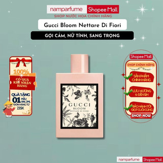 Nước hoa nữ gucci bloom hương hoa nhài hoa huệ trắng tinh tế thanh lịch cuốn hút 10ml - namperfumee