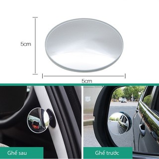 Gương chiếu hậu 3r xóa điểm mù xe - gương cầu lồi -Phụ kiện ô tô