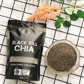 Hạt chia đen organic hữu cơ cho người giảm cân, ăn kiêng 500 gr, hạt chia giảm cân, nhập khẩu úc