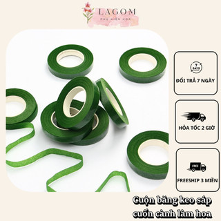 Băng Dính Sáp, Băng Dính Cuốn Cành Hoa Giả, băng keo sáp quấn thân lá cây Trang Trí Handmade
