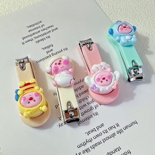 Bấm Móng tay charm heo loppy cute