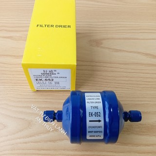 Phin lọc gas kho lạnh genesso phi 6 ek - 052 / phin lọc ẩm kho lạnh, điều hòa d6