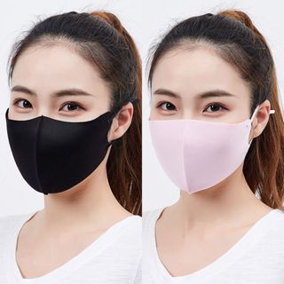 Khẩu Trang Vải 3D Mask có Dây Điều Chỉnh Vải Lụa Băng chống Bụi Mịn chống tia UV hiệu quả
