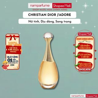 Nước hoa nữ dior jadore namperfumee hương thơm hoa cỏ nhẹ nhàng 10ml dành cho mùa xuân hạ thu đông