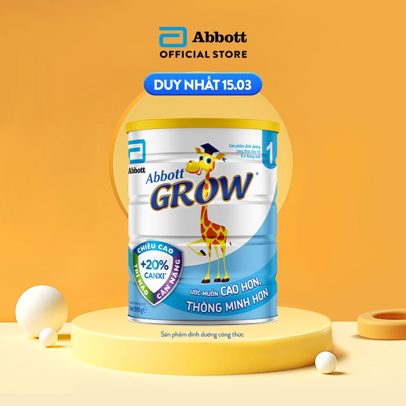 Sữa bột Abbott Grow 1 900g