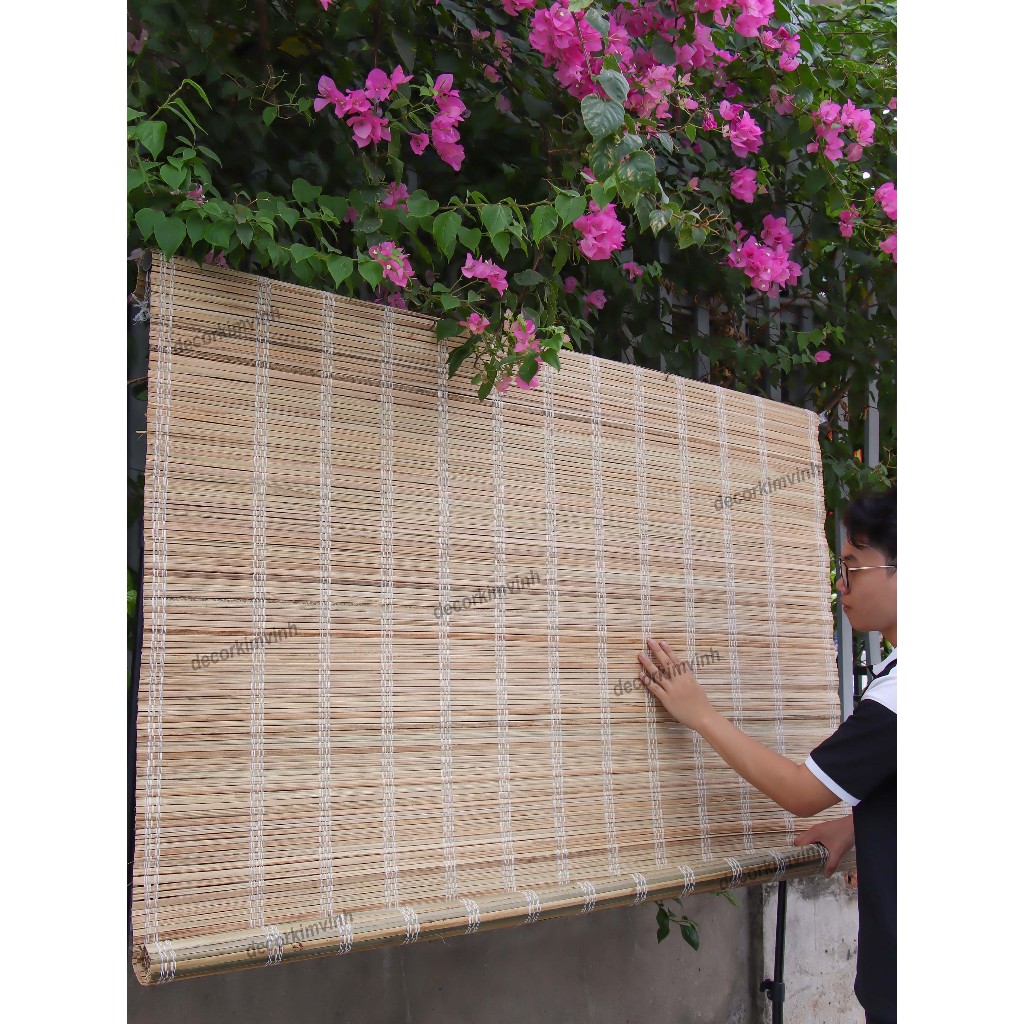 Mành Rèm Tre Che Nắng Che Mưa Ngoài Trời, Mành Tre Trang Trí Trang Trí Tết, Decor Phông Nền