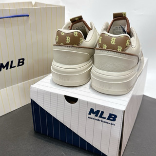 [Ảnh Thật+Fullbox+Bill] Giày Thể Thao MLB Chunky Kem Nâu