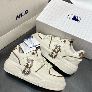 [Ảnh Thật+Fullbox+Bill] Giày Thể Thao MLB Chunky Kem Nâu