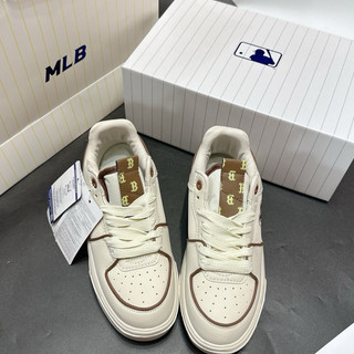 [Ảnh Thật+Fullbox+Bill] Giày Thể Thao MLB Chunky Kem Nâu