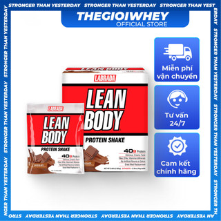 Sữa tăng cơ cho người tập gym bữa phụ hoàn hảo lean body 40 gói - whey protein isolate - leanbody