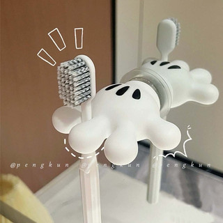 Giá Đỡ Bàn Chải Đánh Răng Dán Tường Tự Dính Hình Chuột mickey
