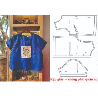 Rập giấy a0 mã 1693 - rập áo croptop