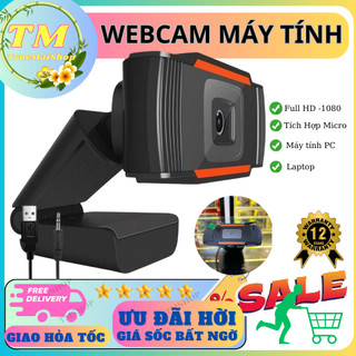 Webcam máy tính livestream có Mic Full HD PC J2 PRO - Phát video - Chơi game - Gọi điện - Giải trí