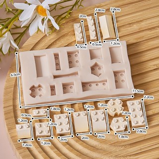 Khuôn Silicon Hình Nhiều Khối Lego