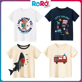 (Hàng đẹp) Áo thun cộc tay trẻ em nhiều họa tiết Áo cộc tay trẻ em 27KIDS Áo pull cho bé